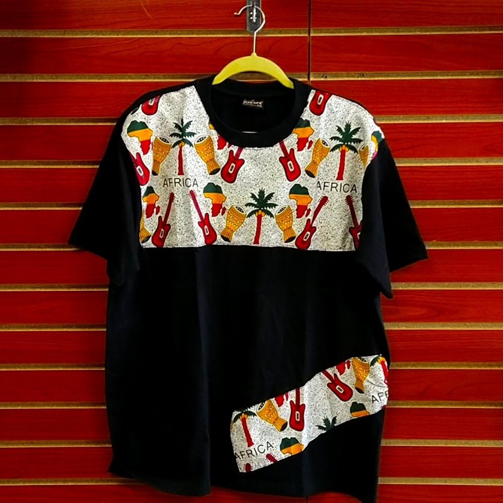 African print T-shirt